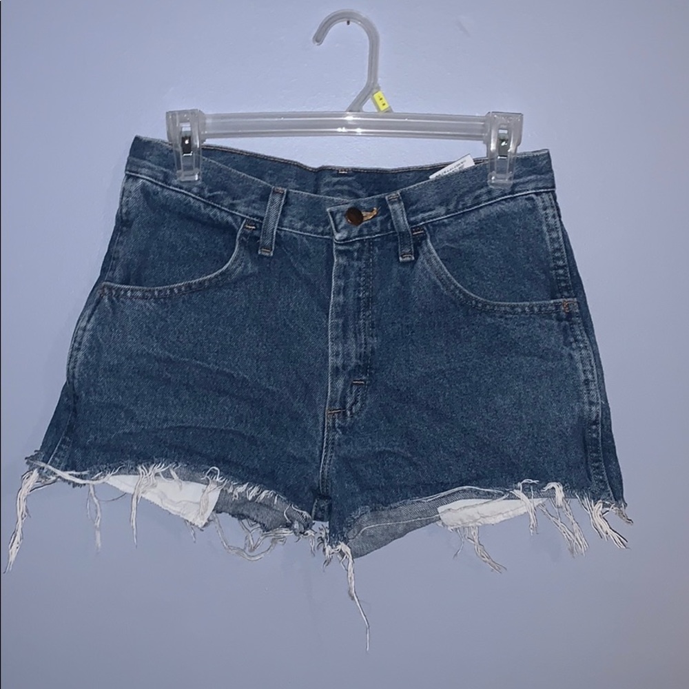 Vintage Dark Wash Jean Shorts